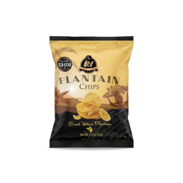 Olu Olu Gourmet Plantain Chips – Yellow Plantain with Chilli (60g)